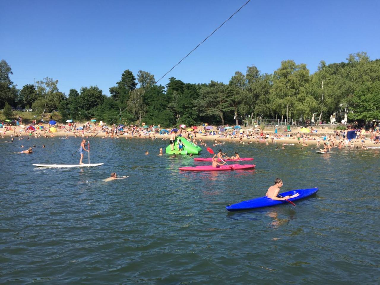 Erholungsgebiet Blauer See 가르브센 외부 사진
